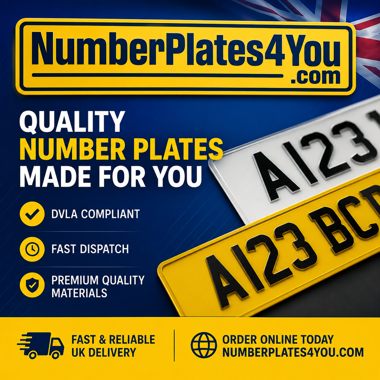 Replacement Numberplates